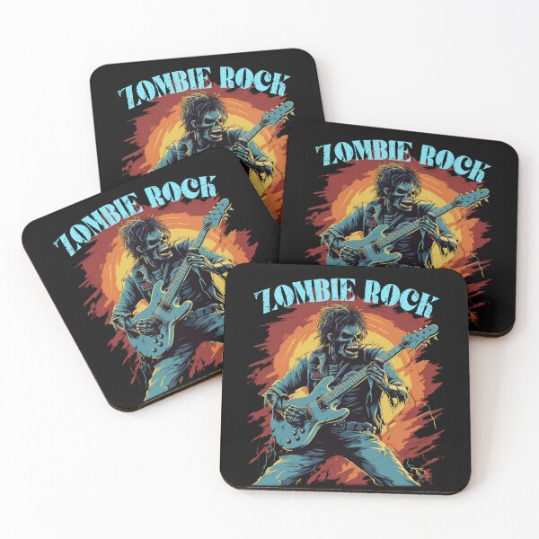 Item preview, Zombie Rock: Zombie Playing Electric Guitar Slayer designed and sold by tronictees.
