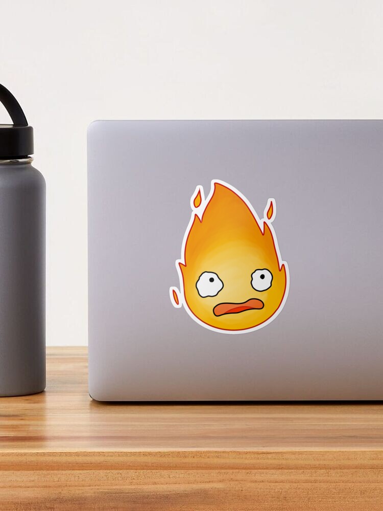 Calcifer From Howl's Moving Castle Sticker Calcifer Sticker Laptop Sticker  Planner Sticker Scrapbook Bullet Journal Sticker 