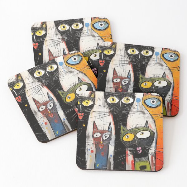 Item preview, Wacky cats designed and sold by Liz4paris.
