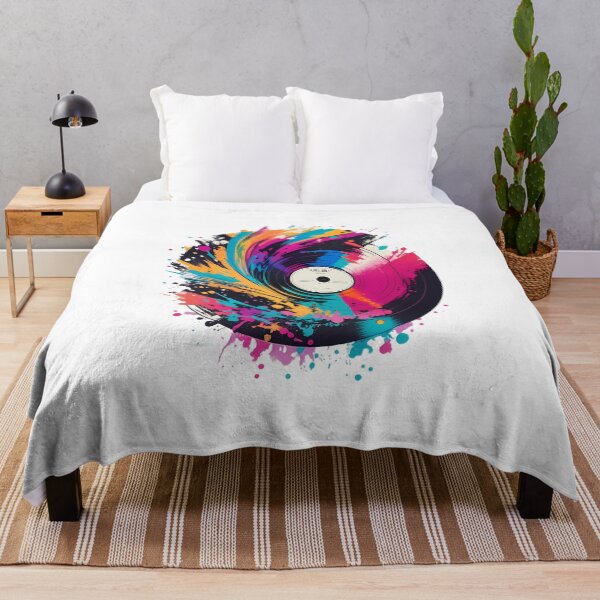 Item preview, Colorful Spiral Vinyl Record designed and sold by WildPugShop.