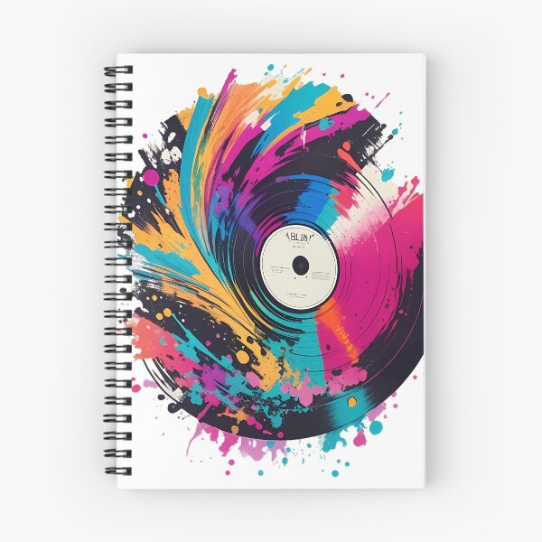 Artikelvorschau, Bunte Spiral-Vinyl-Schallplatte entworfen und verkauft von WildPugShop.