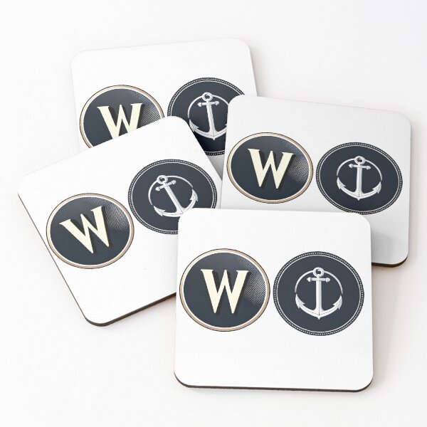 Item preview, W anchor design for t-shirt, hoodie,  designed and sold by Essiny Designs.