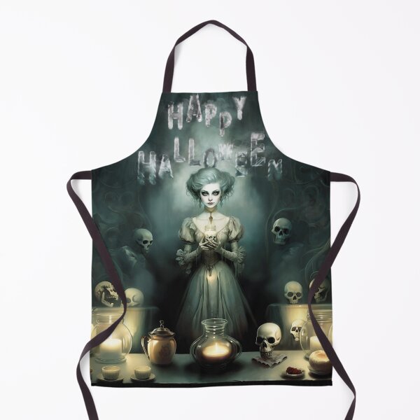 Item preview, the ghost of a girl in a white dress arrives on Halloween night. designed and sold by Dream-Way.