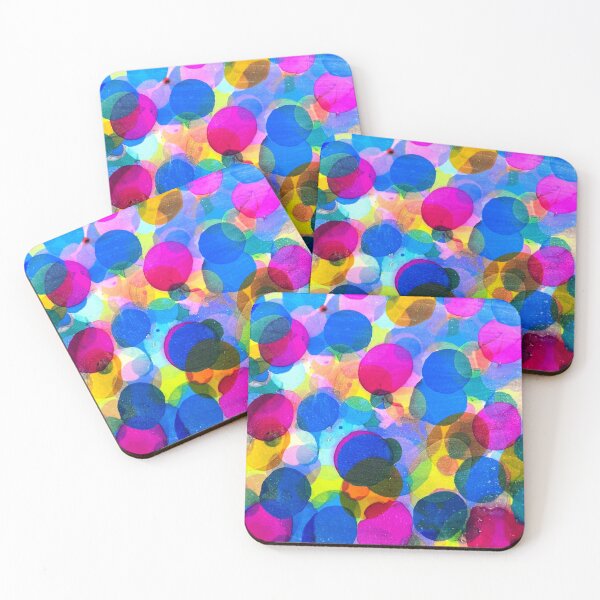 Item preview, vibrant dots and spots pattern designed and sold by Lexi Ostrager.