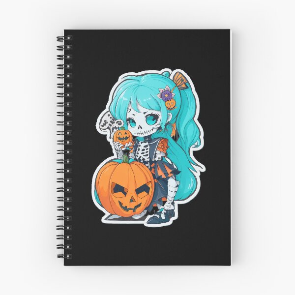 Item preview, Halloween Skeleton Kawaii Girl  designed and sold by CatCoconut-Art.