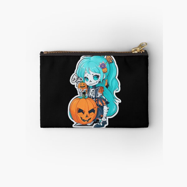 Item preview, Halloween Skeleton Kawaii Girl  designed and sold by CatCoconut-Art.
