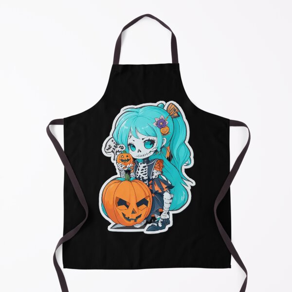 Item preview, Halloween Skeleton Kawaii Girl  designed and sold by CatCoconut-Art.