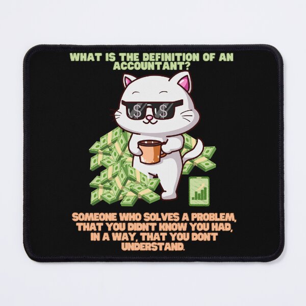 Aperçu de l'œuvre Chat comptable créée et vendue par RosmirStore.