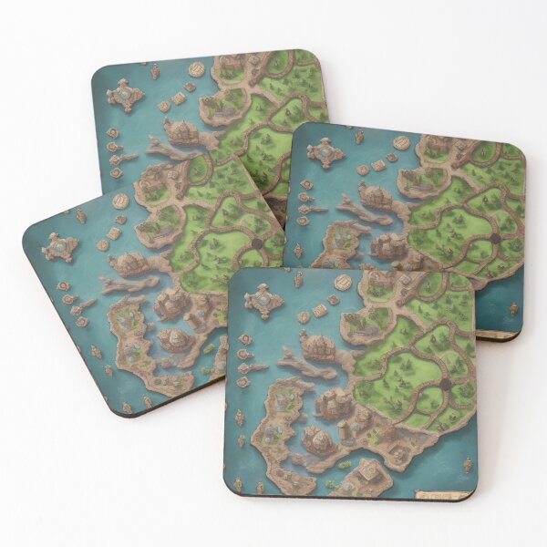 Item preview, DM Room Accessories Town Maps Custom designed and sold by Yellowriversss.