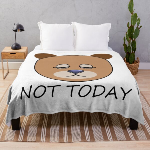 Item preview, Not Today Bear designed and sold by m2inspiration.