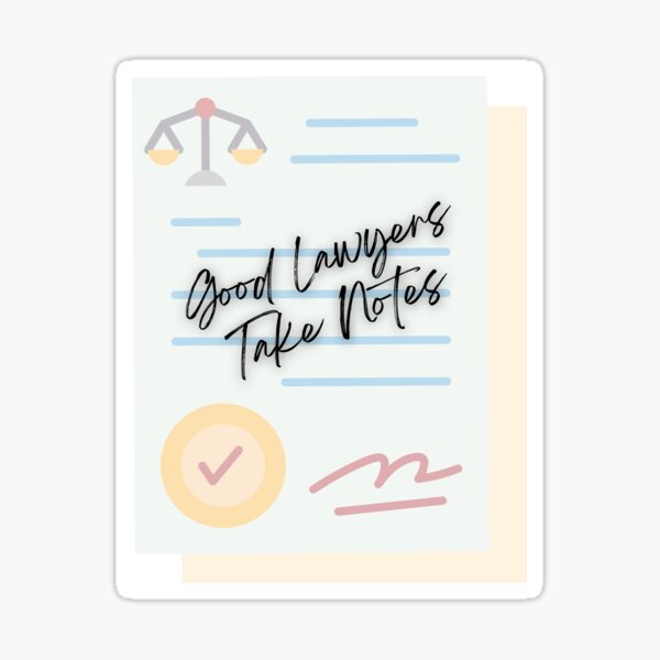 Take Notes Sticker for Sale by Comsworth