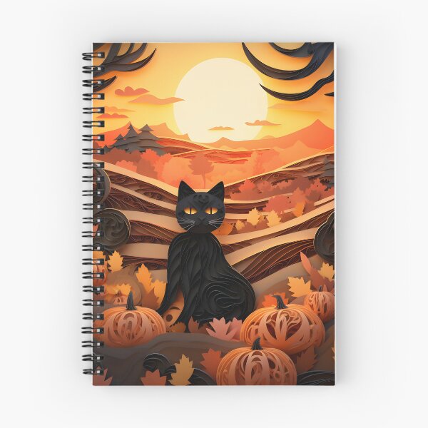 Artikelvorschau, Schwarze Katze-Kürbis-Patch entworfen und verkauft von LittleFirework.