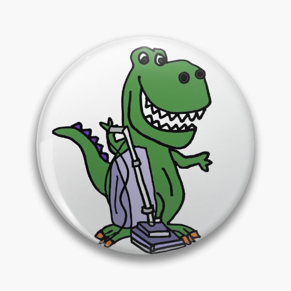 Item preview, Funny T-rex Dinosaur using Vacuum Cleaner designed and sold by Nature's Fancy.