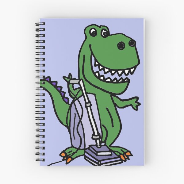 Item preview, Funny T-rex Dinosaur using Vacuum Cleaner designed and sold by Nature's Fancy.