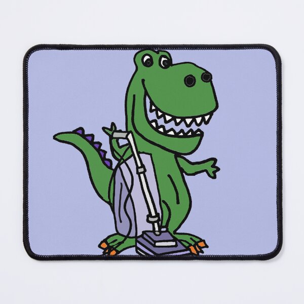 Item preview, Funny T-rex Dinosaur using Vacuum Cleaner designed and sold by Nature's Fancy.