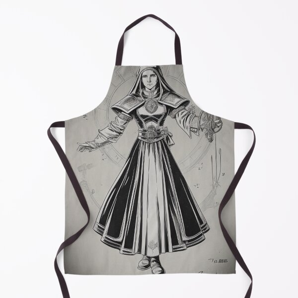 Item preview, Female Character Cleric Class Vintage Patent designed and sold by Yellowriversss.