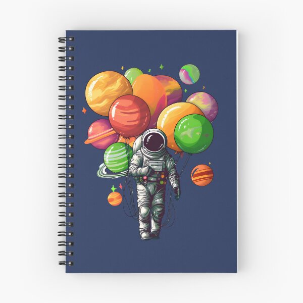 Item preview, Astronaut Holding Planet Balloons  designed and sold by PositiveIdeas.