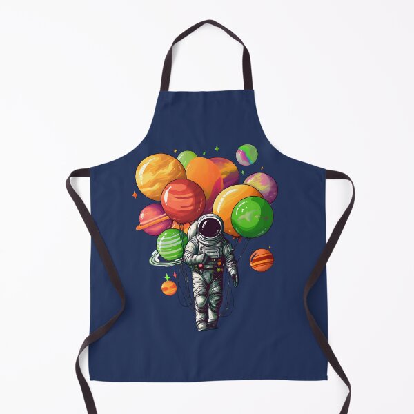 Item preview, Astronaut Holding Planet Balloons  designed and sold by PositiveIdeas.