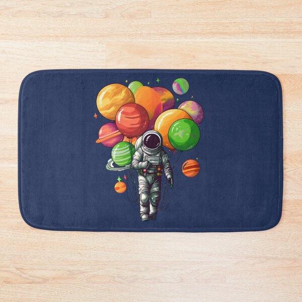 Item preview, Astronaut Holding Planet Balloons  designed and sold by PositiveIdeas.