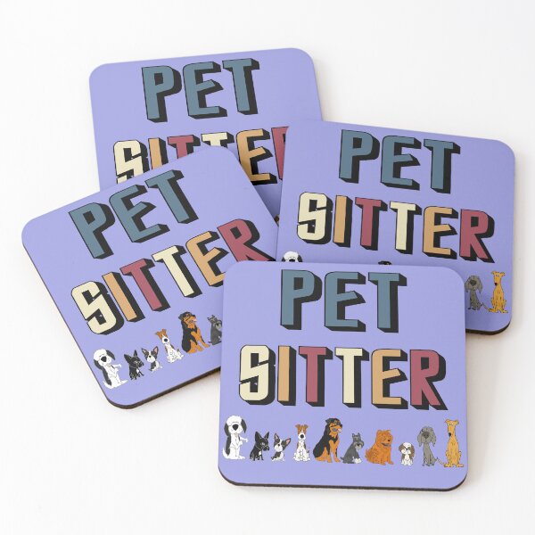 Item preview, Cool Pet Sitter Dog Colorful Text Art designed and sold by Nature's Fancy.