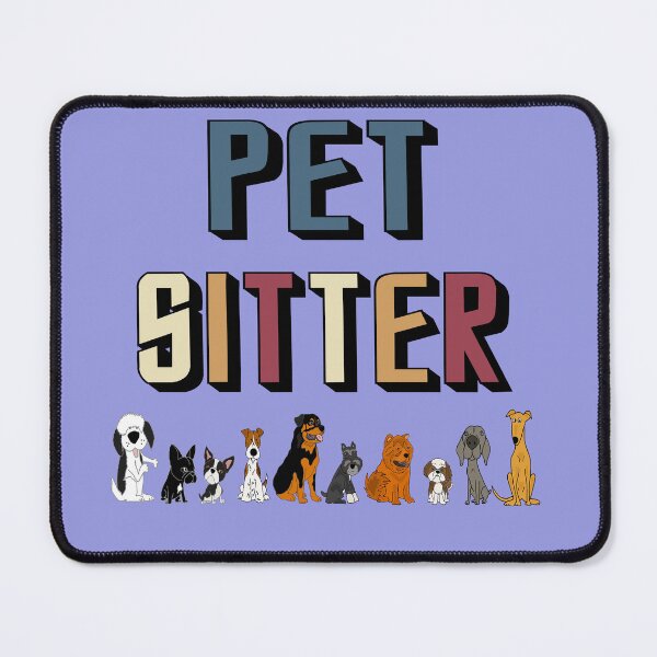 Item preview, Cool Pet Sitter Dog Colorful Text Art designed and sold by Nature's Fancy.