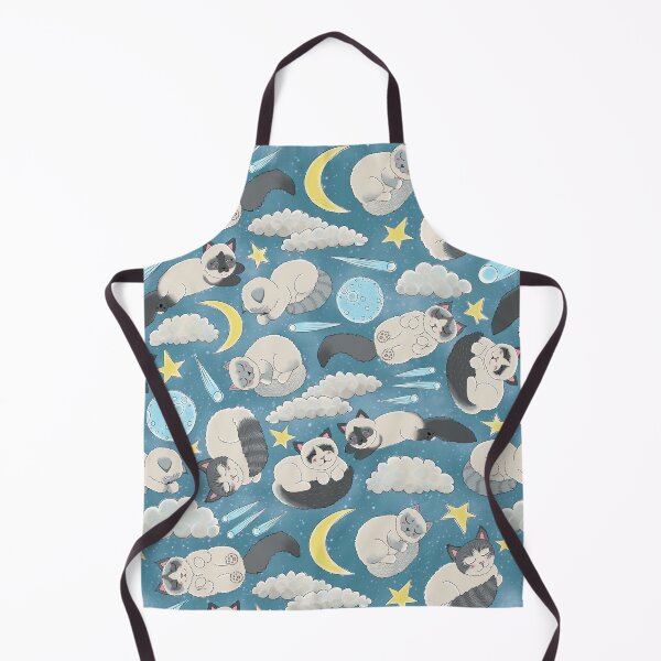 Item preview, Copy of Sleeping Celestial Ragdolls Seamless Pattern - Story Book Starry Blue designed and sold by EcoElsa.