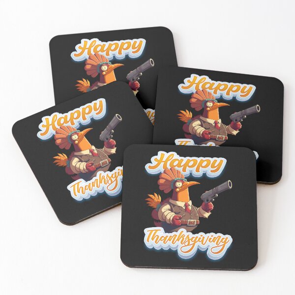 Item preview, Happy Thanksgiving - Turkey with Gun designed and sold by Myth Whisperers.