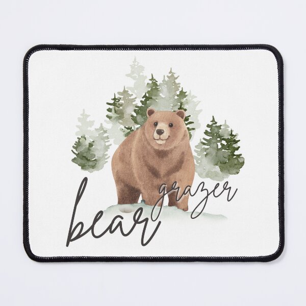 Item preview, bear grazer cedar trees  with snow designed and sold by artist-pride.