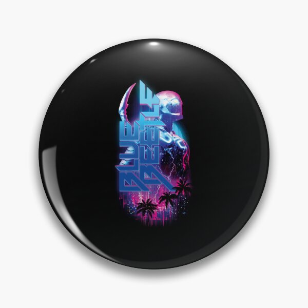 Item preview, Blue Beetle Retrowave City Lights designed and sold by KayleiTugg.
