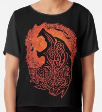 FENRIR. LOKI'S SON. Chiffon Top