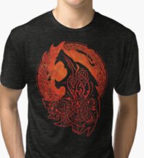 Camiseta de tejido mixto FENRIR. HIJO DE LOKI.
