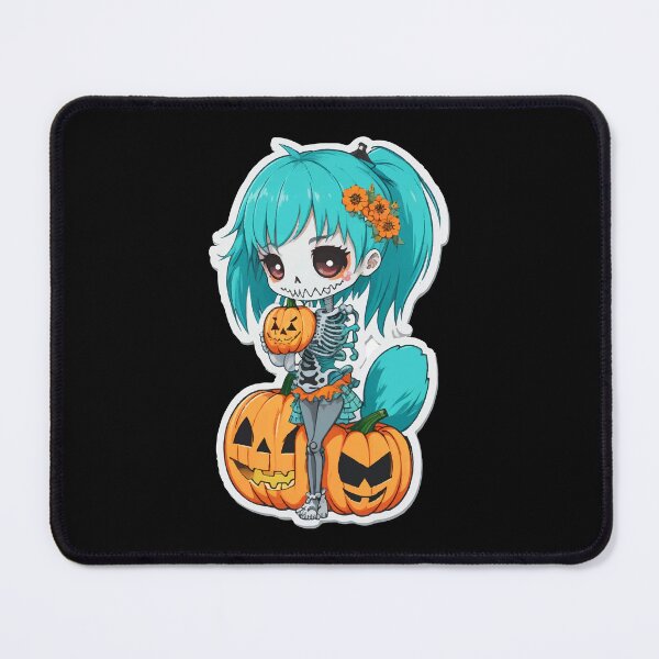 Item preview, Halloween Skeleton Kawaii Girl designed and sold by CatCoconut-Art.