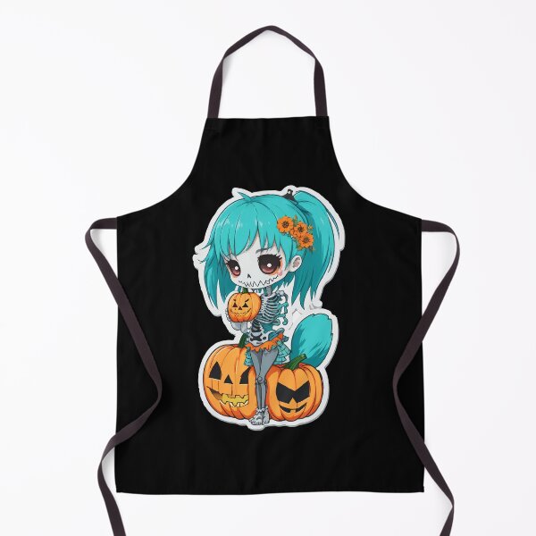 Item preview, Halloween Skeleton Kawaii Girl  designed and sold by CatCoconut-Art.
