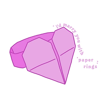 Artwork thumbnail, Paper Rings by MerchHaunted