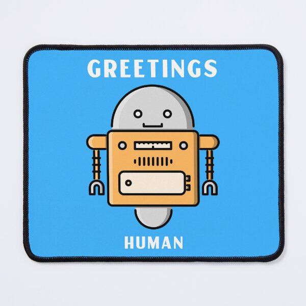 Item preview, Greeting Human, Friendly AI Robot For Kids and Babies designed and sold by radikaldezignz.