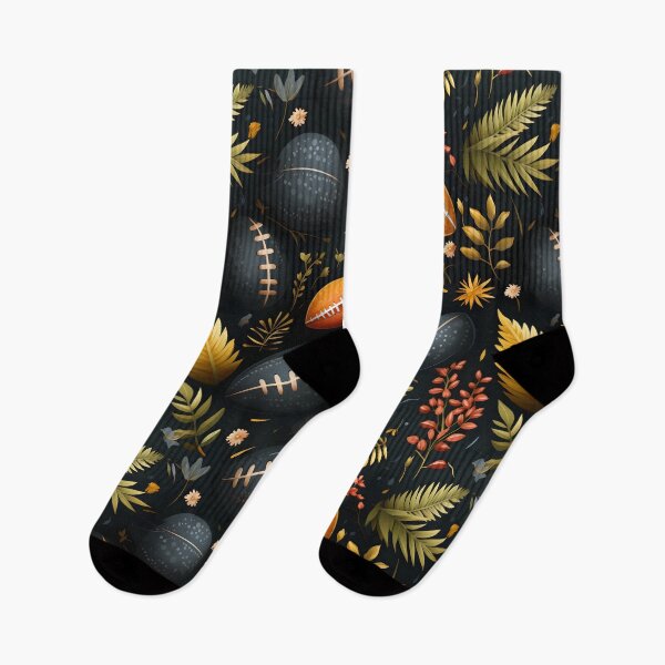 Item preview, Teardrops of the Autumn Harvest—the fruits of the NFL football season kickoff in their mid-flights amidst the falling leaves.  designed and sold by ignasirus.