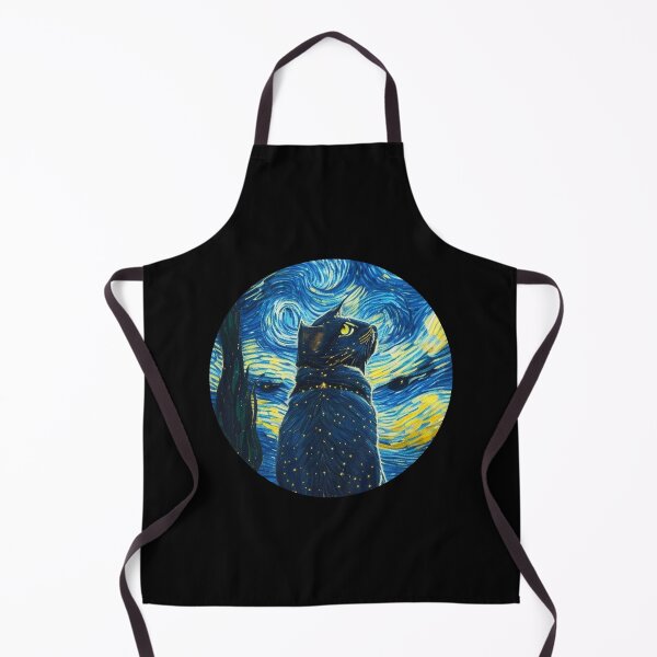 Item preview, Starry night Cat Van gogh Style designed and sold by Vangoholic.
