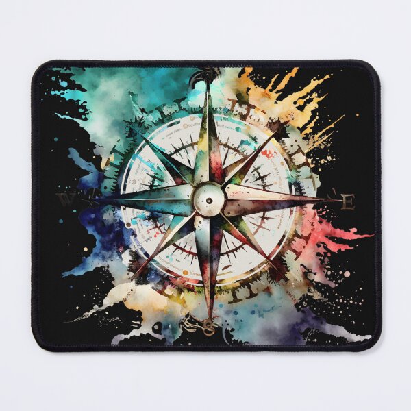 Item preview,  Travel Colorful Compass designed and sold by RebeccaRe.