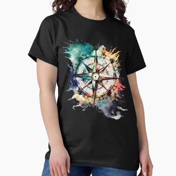 Item preview,  Travel Colorful Compass designed and sold by RebeccaRe.