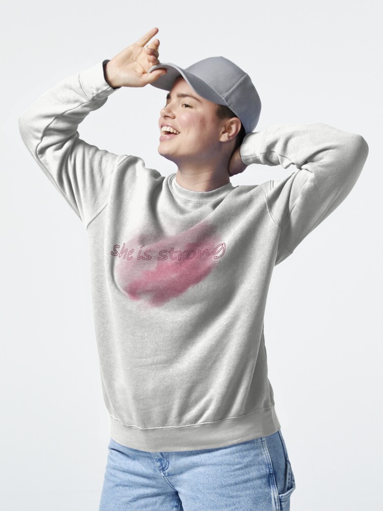 Thumbnail 5 of 7, Pullover Sweatshirt, She is strong designed and sold by imsafehere.