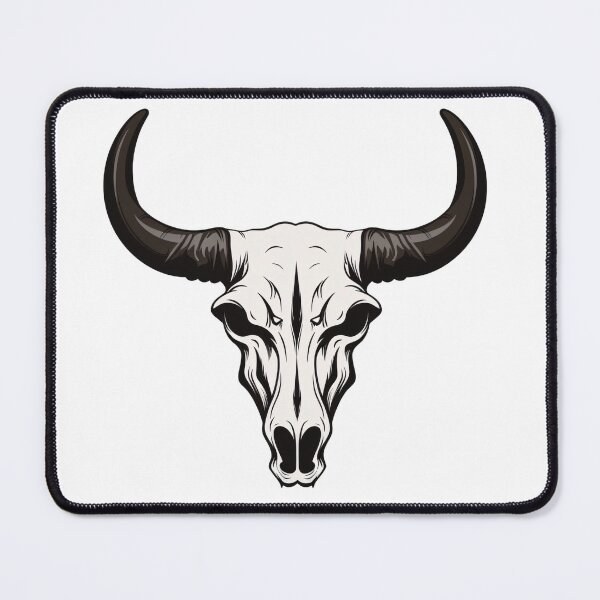 Item preview, Western style skull of a bull designed and sold by candlewithhare.