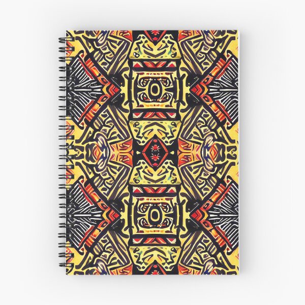 Item preview, African design, yellow, white, black, red designed and sold by karinasalwaszka.