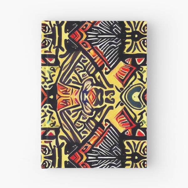 Item preview, African design, yellow, white, black, red designed and sold by karinasalwaszka.