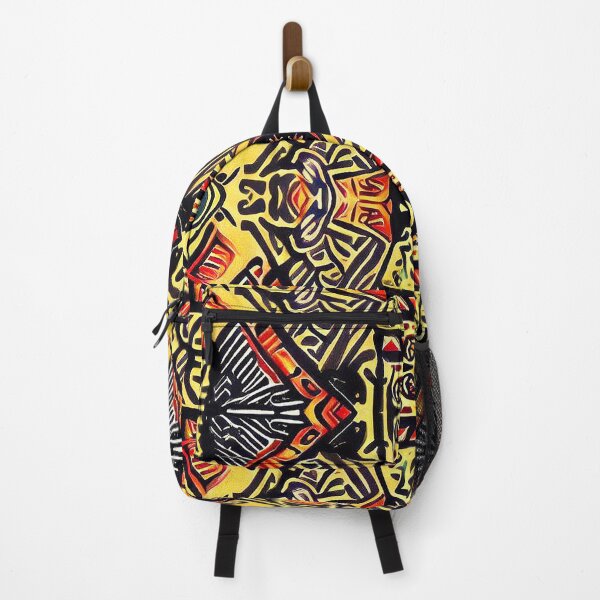 Item preview, African design, yellow, white, black, red designed and sold by karinasalwaszka.
