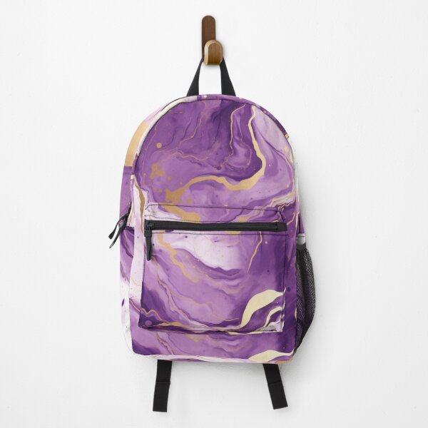 Item preview, Purple And Gold Marble Style Seamless Pattern designed and sold by AerinDigital.