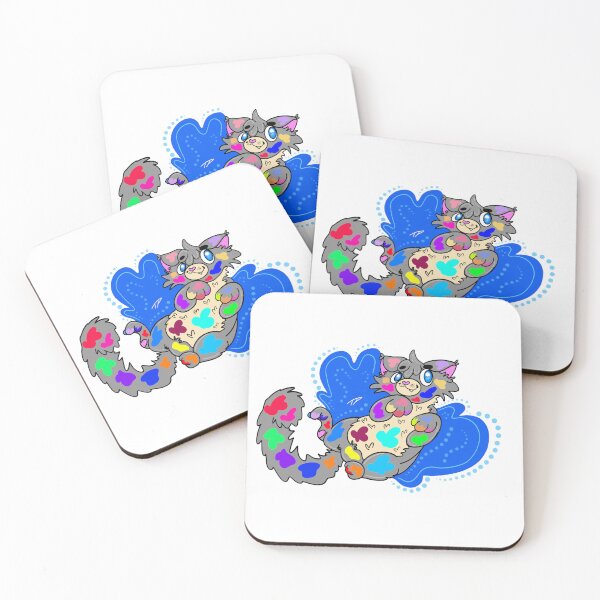 Item preview, Splatter Cat designed and sold by PawsAnJaws.