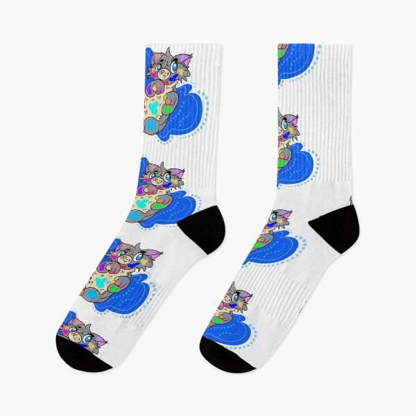 Item preview, Splatter Cat designed and sold by PawsAnJaws.