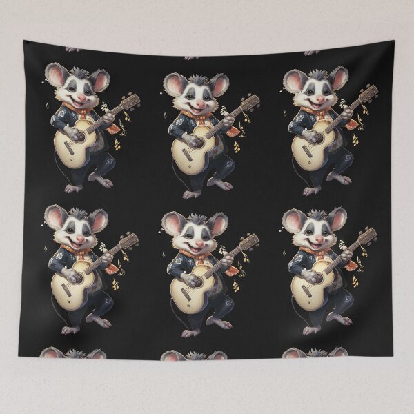 Item preview, Opossum With Guitar - Carly designed and sold by MarcinCollie.