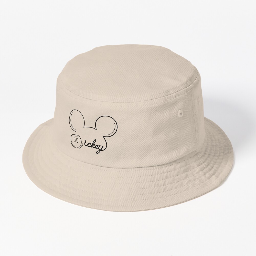 Printed Bucket Hat - Light beige/Mickey Mouse - Kids