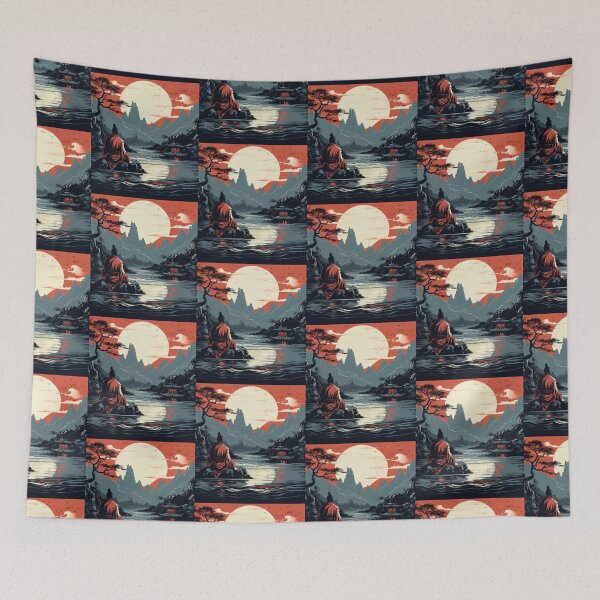 Item preview, Contemplative Ronin | Japanese style designed and sold by PatiMN.